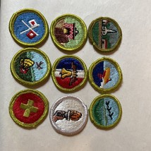 9 Boy Scout Merit Badges Type G Signaling Sports Citizenship Motorboating - £15.53 GBP