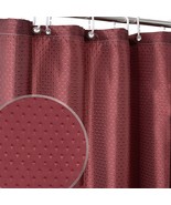 Rich Red Diamond Fabric Shower Curtain, With 12 Hooks, Modern, 70&quot;x71&quot;-NEW - $26.81 CAD