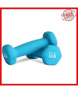 Portable 1 lb Neoprene Dumbbells Pair - Perfect for Strength Training &amp; ... - $42.68 CAD