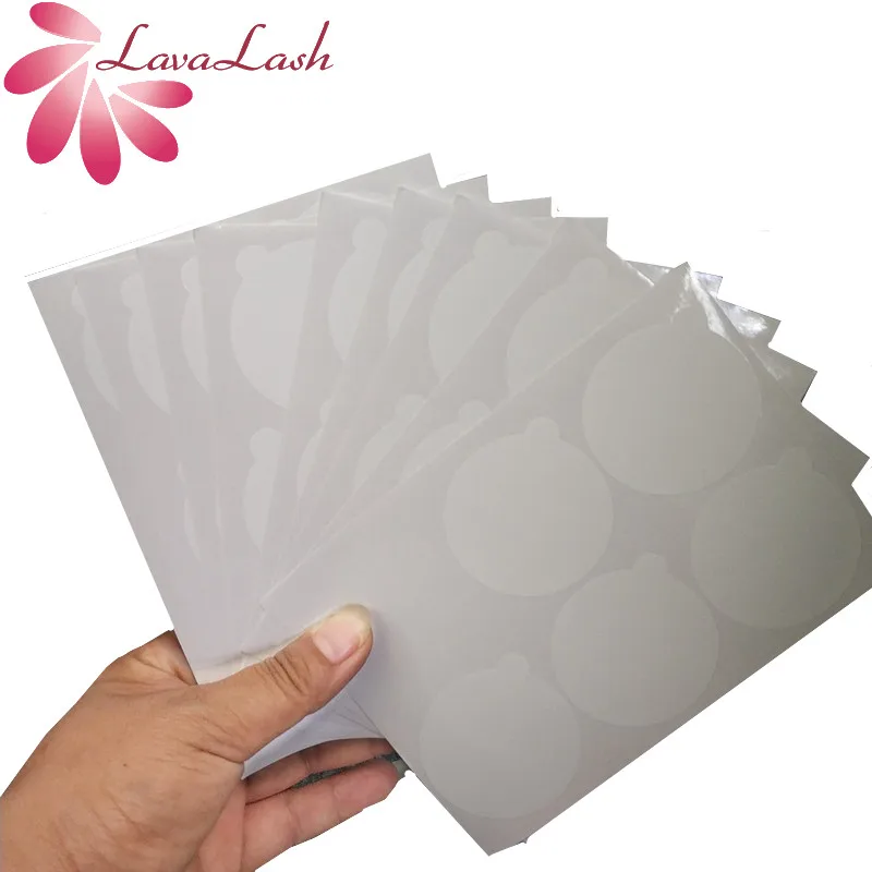 Osable eyelash glue holder pallet eyelash extension glue pad sticker eyelash jade stone thumb200