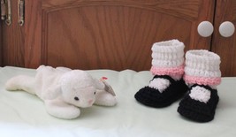 Handmade Baby Booties - Mary Jane Dress Shoes - Choice of Colors - Croch... - $285.59 MXN