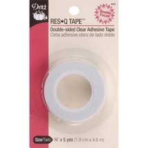 Dritz Adhesive Res Q Tape, 3/4-Inch x 5-Yards, Clear - £10.69 GBP