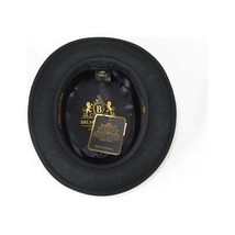 Mens Bruno Capelo Dress Hat Australian Wool Crushable Pork Pie Jazz PP100 Black image 2