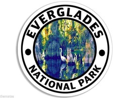 Everglades National Park Toolbox Car Helmet Sticker Decal 4&quot; Made In Usa - £13.46 GBP