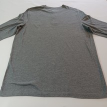 Croft & Barrow RN#73277 Men's Gray Cotton Blend Henley Shirt Long Sleeve Sz LT image 8