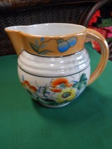 Beautiful Collectible Vintage PITCHER Iridescent Hand Painted Made in Japan - £13.60 GBP