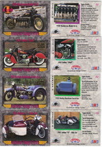 Champs American Vintage Cycles Set of 4 Prototype Promo Cards 1993 Skybox MINT - £3.18 GBP