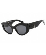 Salvatore Ferragamo SF1044S 001 Black/Grey Lens Cateye Sunglasses 53mm - $115.43