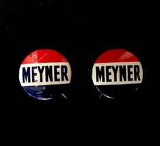 Vintage 1960s Political Pinback Buttons Robert MEYNER New Jersey Governor - 2 - £8.86 GBP