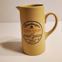  Rawlings mixing waters  &amp; fruit juices  1784 jug pitcher.   - £23.59 GBP