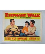 Elephant Walk 1954 Lobby Card #1 Elizabeth Taylor Dana Andrews Peter Fin... - £31.13 GBP