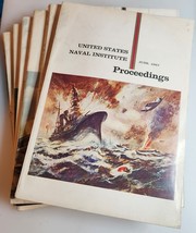United States Naval Institute Proceedings Magazines 1967 Lot of 6 Militaria - £26.64 GBP