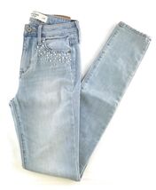 ABERCROMBIE Fitch WOMEN'S HIGH RISE SUPER SKINNY EMBELLISHED JEANS SIZE ... - $27.72