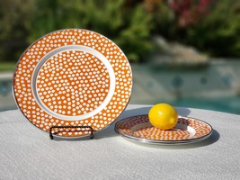 Malibu Dots Orange Enamelware by Golden Rabbit  - £49.56 GBP