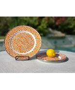 Malibu Dots Orange Enamelware by Golden Rabbit  - $62.00
