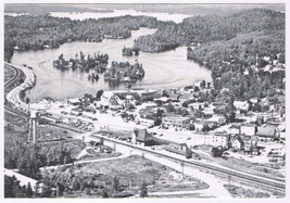 Postcard Temagami Ontario Aerial View Of Village 1960s - £3.89 GBP