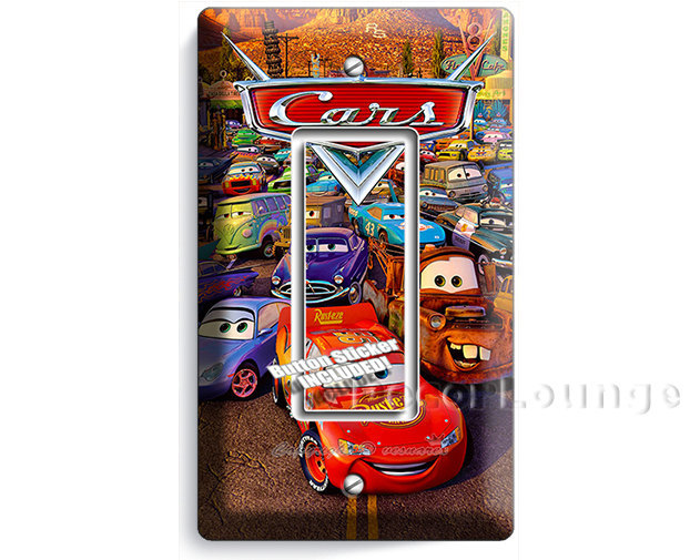 cars lightning mcqueen Matter and all friends of radiator Springs single GFCI li