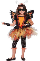 Cute Girls Magnificent Monarch Costume w/ Wings XS 4-6 Butterfly Insect ... - $30.64