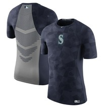 NWT seattle mariners Nike Pro Hypercool short sleeve Shirt Men’s XXL Blu... - £23.71 GBP