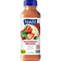 12 bottles 15.2 fl oz/bottle Naked Strawberry Banana Juice Smoothie - £87.92 GBP