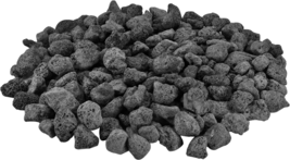 10 Pounds Lava Rocks Black Natural Stone Granules for Gas Fire Pit Fireplace - £21.09 GBP