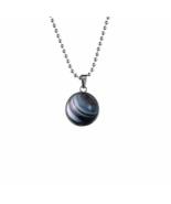 Unique Astronomy Fashion Long Chain Galaxy Necklace Double Side Planet P... - £8.08 GBP