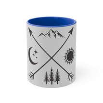 Personalized 11oz Accent Mug: Nature's Elements for a Mystical Touch - £18.20 GBP