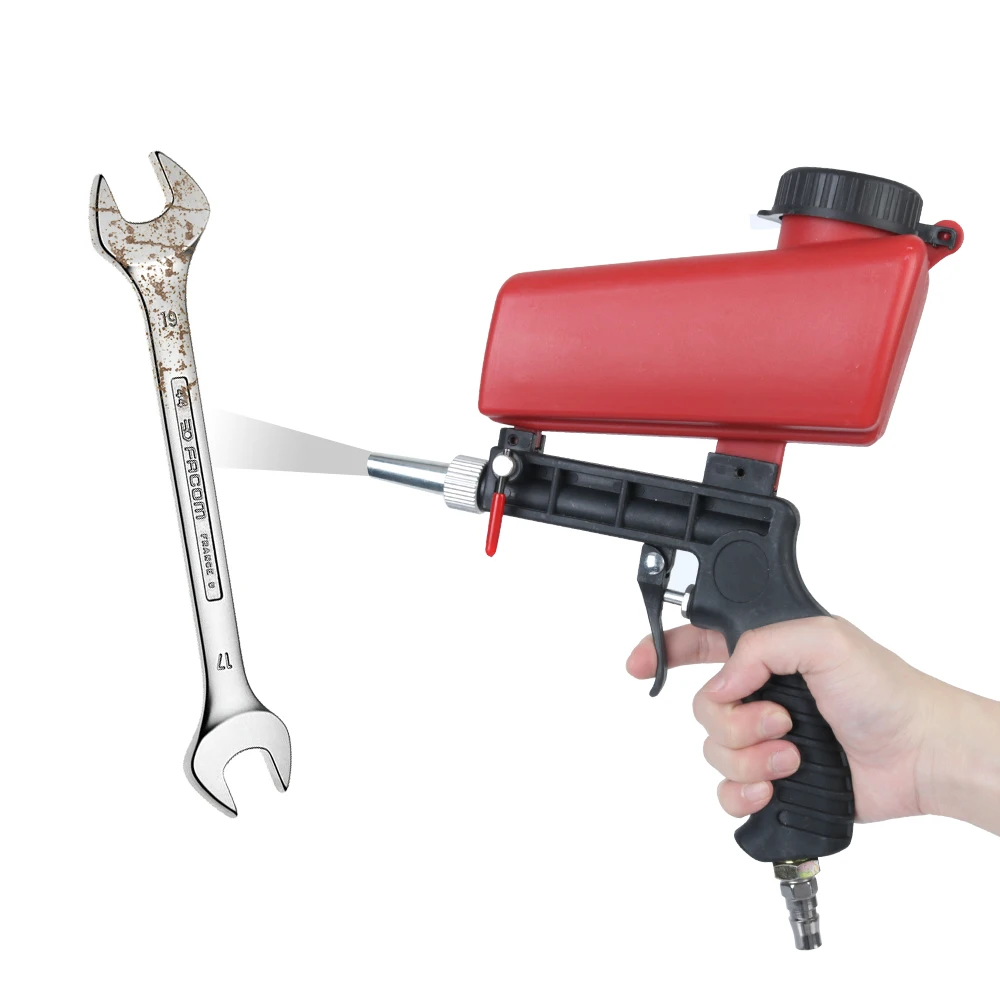 Sandblasting B Adjustable Handheld Pneumatic Blasting B Set 90psi Small Sand Bla - £18.69 GBP