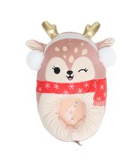 Squishmallows Girls Dawn the Fawn Reindeer Character Plush Slippers - Si... - $11.24