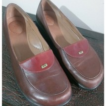 Dansko Women&#39;s Size 38 Desiree Chestnut Brown Leather Slip on Shoes # 64... - $37.39