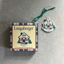 Vintage Longaberger Basket Tie On Tag Ornament From Our House to Yours - £11.41 GBP