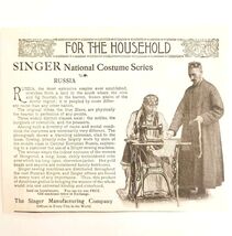 Singer Sewing Machine Russia Costume 1899 Advertisement Victorian Crafts... - €11,05 EUR