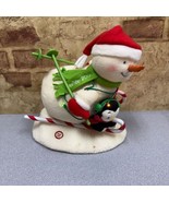 2012 Hallmark Jingle Pals Swooshin Duo Singing Musical Skiing Snowman VIDEO - $47.29 CAD