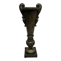 Old World Style Pottery Flower VASE Worn Bronze Look 22” Height Garden W... - £11.86 GBP