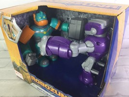 Robozuna Battling Figure Dual Pack Figures Clunk Vs Pounder Hero Evil Robot Toy - £52.07 GBP