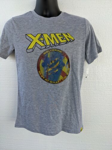Marvel Comics X-Men T-Shirt Sz Youth XL Gray  Wolverine Holographic - £13.88 GBP