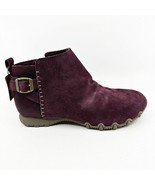 Skechers Bikers MC Embracing Burugndy Womens Wide Ankle Booties Shoes - $75.31 CAD