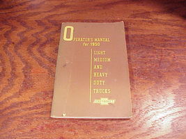 Reprint 1950 Chevrolet Operator&#39;s Manual for Light Medium and Heavy Duty Trucks - £7.04 GBP