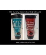 Hallmark Phil Dunphy Modern Family Talking Travel Coffee Tumbler W.T.F. ... - £11.16 GBP