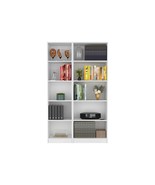 Idalia 2 Piece Living Room Set with 2 Bookcases, White - $441.75 CAD