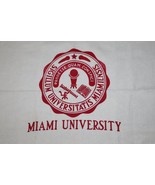 Vtg Throw Blanket 46”x60” University of Miami Esmond Chatham Presidentia... - $710.37 MXN