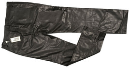 New! Versace Couture Vintage Deadstock 90&#39;s Leather Pants! e 48  31 x 35  Black - £949.13 GBP