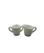 Vintage Westmoreland THUMBELINA MILK GLASS Childs Creamer and Open Sugar... - $19.79