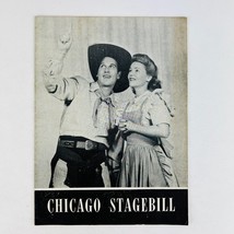 Chicago Stagebill 1943 Oklahoma! Erlanger Theatre The Theatre Guild Advertising - £8.17 GBP