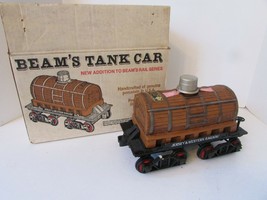 Vtg Beams Tank Car Regal China Liquor Decanter Jersey &amp; Western Railway 1983 - £30.92 GBP