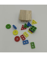 PuraEase Infant toys Solid wood stacking toys for baby, multicolour, mul... - $16.44 CAD