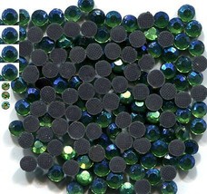 Rhinestones 3mm 10ss Crystal  AB  PERIDOT Hot Fix   2 Gross  288 Pieces - £4.61 GBP