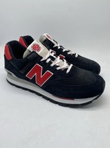 Authenticity Guarantee 
New Balance 574 Rugged Low Black Red ML574DSG Men’s S... - £86.29 GBP