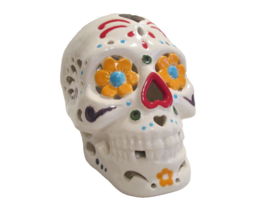 Skull Head Hand Painted Mexico Collectibles Tribal Day of the Dead - £20.77 GBP