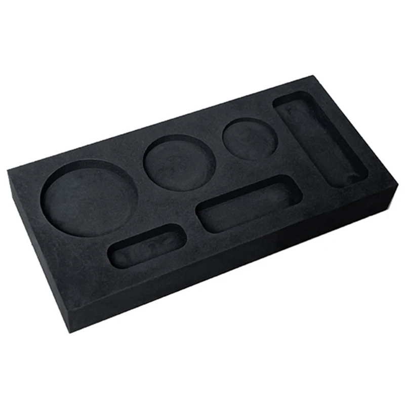 6-In-1 Graphite Casting Ingot Mold Crucible  Refining Scrap Bar Coin Mold Combo - £43.64 GBP